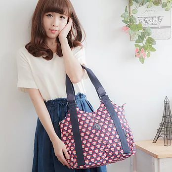 冰山袋鼠 日系防水手提斜側背兩用包-繽紛猴-3333