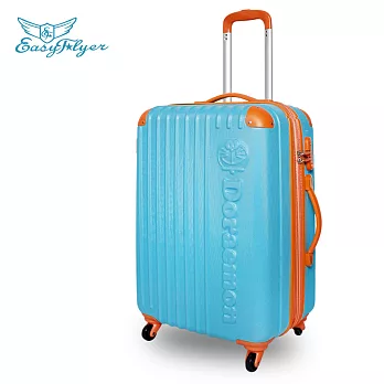 EasyFlyer 易飛翔-24吋哆啦Ａ夢撞色系列加大行李箱-土耳其藍24吋土耳其藍