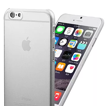 iPhone 6 4.7吋 絲磨水漾高品質保護背殼 透明硬殼