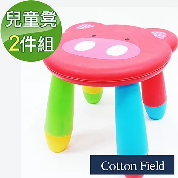 棉花田【小豬】可拆式兒童凳(二件組)