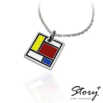 【UH】My Story - 蒙德里安復刻版純鋼項鍊