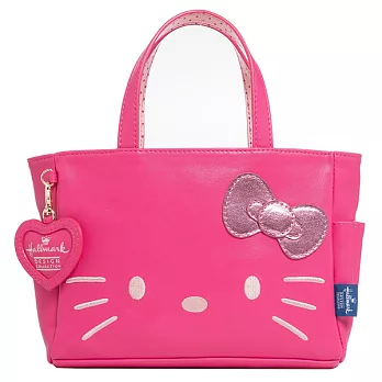 Hallmark x Kitty 淘氣凱蒂多功能袋中袋-桃紅