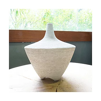 《CNSense》米白陀螺型花器