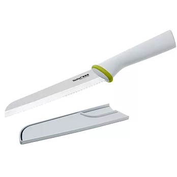 【UH】Tefal 法國特福 - Zen ceramic 禪系列陶瓷麵包刀 - 16CM