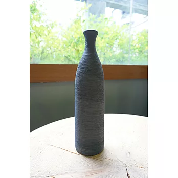 《CNSense》比利時工藝 鐵灰陶花瓶