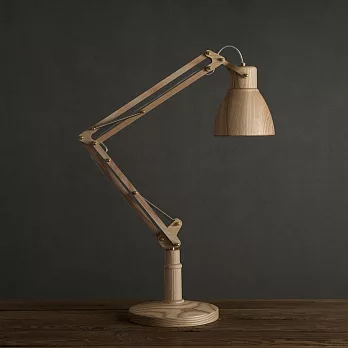 PRIME COLLECTION - Wood Task Lamp / ASH