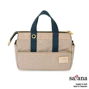 satana - 拿著就走輕巧手提包 - 板栗色