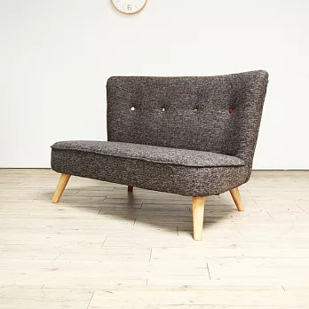 【H&D】Oceano奧希諾日式舒適雙人沙發棕色