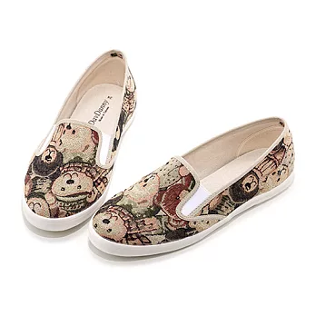 DAV DANNY 大衛丹尼 可愛小熊懶人鞋-DD0123熊熊圖案