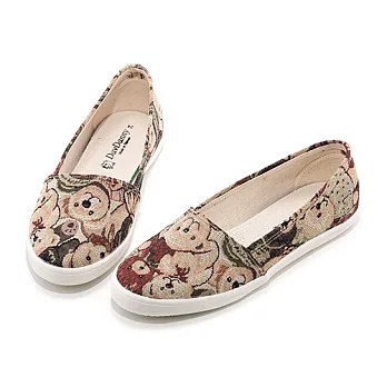 DAV DANNY 大衛丹尼 可愛小熊懶人鞋-DD0223熊熊圖案