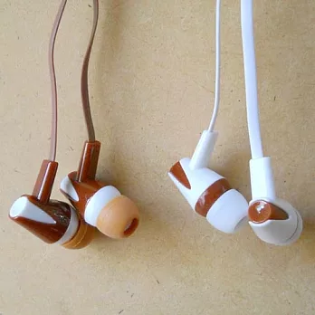 I Miss You 愛戀心機 情侶雙入耳塞式 入耳式 耳機 棕色系 (QL-775)