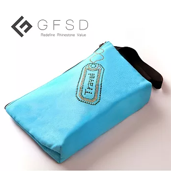 【GFSD】走，來去旅行-【啟程】手提萬用化妝包-天空藍