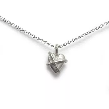 Dogeared 緞帶愛心 wrapped heart 愛的守護 銀項鍊 附原廠盒