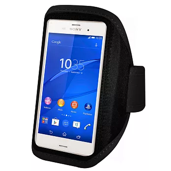 SONY Xperia Z3 專用簡約風運動臂套_黑