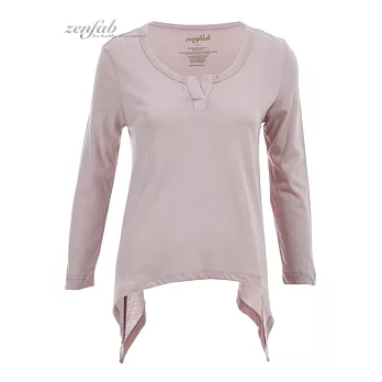 『zenfab有機棉衣著』透氣有機棉上衣S淡紫