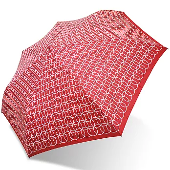 【rainstory】綺紅圈圈抗UV隨身自動傘