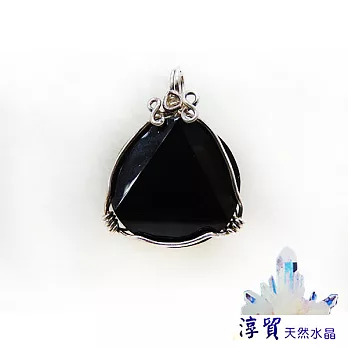 Blanco淳貿水晶定心泰國隕石大衛星墜(B01-57)