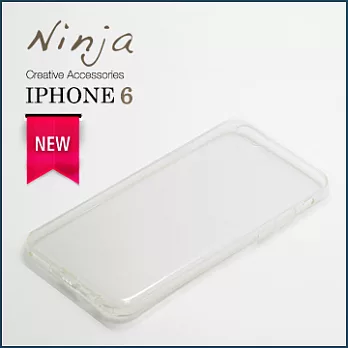 【東京御用Ninja】iPhone 6（4.7吋）自帶防塵塞型TPU清水保護套(透明）