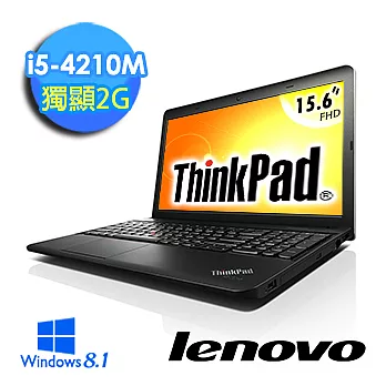 【Lenovo】ThinkPad E540 20C6A0EDTW 加碼贈原廠滑鼠(i5-4210M/15.6吋FHD/4G/500GB/2G獨/Win8.1)
