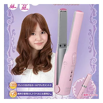 【日本IZUMI】無線直捲髮器4in1(RHS-A40P粉紅色)