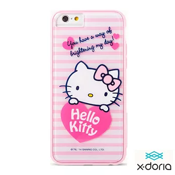 【X-doria】 Hello Kitty iPhone6 (4.7吋) 保護殼-心悅系列粉紅色