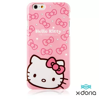 【X-doria】 Hello Kitty iPhone6 (4.7吋) 保護殼- 炫璨系列粉紅