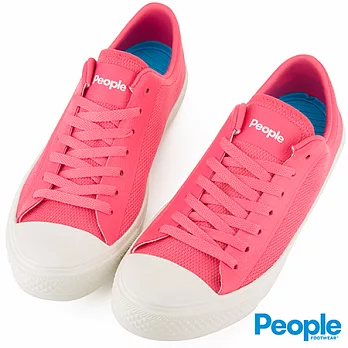 PEOPLE PHILLIPS經典運動鞋款(女)4珊瑚粉x白