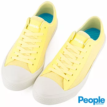 PEOPLE PHILLIPS經典運動鞋款(女)4嫩黃x白