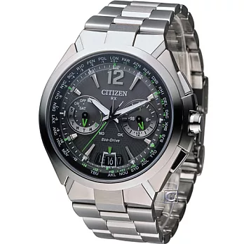 CITIZEN 光動能浩瀚衛星對時腕錶 CC1091-50F