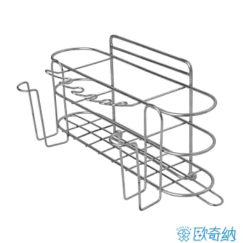 【歐奇納 OHKINA】隨手貼不鏽鋼系列_浴室多功能牙刷架(專屬配件)