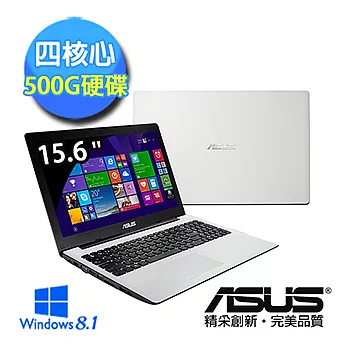 【ASUS】X553MA-0111GN3540 15.6吋筆電(N3540/四核心/4G/500G/WIN8.1)經典白