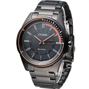 CITIZEN Eco-Drive 星鬥 玩命關頭時尚腕錶 AW0035-51E