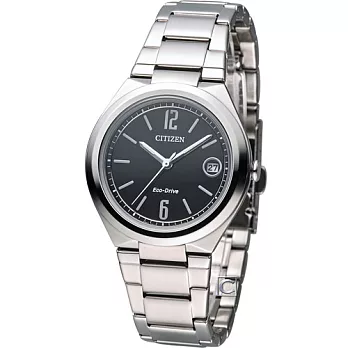 CITIZEN 星辰 Eco-Drive 俐落大方 時尚腕錶 FE6020-56E