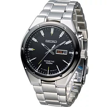 SEIKO KINETIC 精工 爭鋒時刻人動電能腕錶 5M83-0AB0D SMY151P1