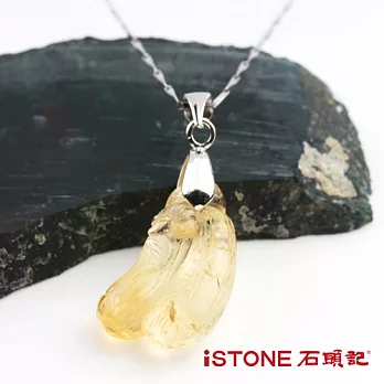 石頭記 黃水晶招財項鍊-如意豐收5.9g