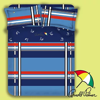 【Arnold Palmer雨傘】爵士格調-床包被套雙人四件組