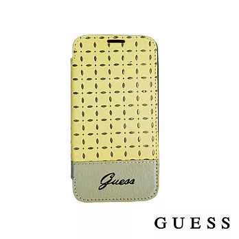 GUESS GIANINA 窗花系列皮套 S5 (黃)