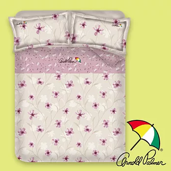 【Arnold Palmer雨傘】紫光花曲-床包被套雙人加大四件組