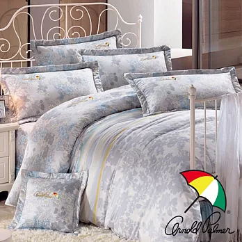 【Arnold Palmer雨傘】迷草醉月-頂級精梳純棉床罩雙人七件組