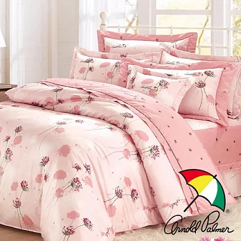 【Arnold Palmer雨傘】花語夢境-頂級精梳純棉床罩雙人七件組