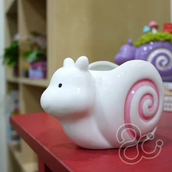 【2Ustyle】浪漫蝸牛花器 - 亮白