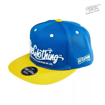 【DYC】拉字logo-藍黃 棒球帽藍黃