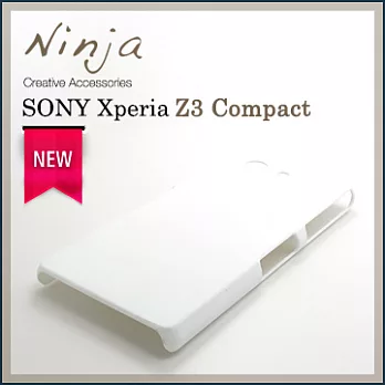 【東京御用Ninja】SONY Xperia Z3 Compact精緻磨砂保護硬殼（白色）
