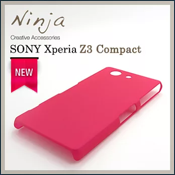 【東京御用Ninja】SONY Xperia Z3 Compact精緻磨砂保護硬殼（桃紅色）