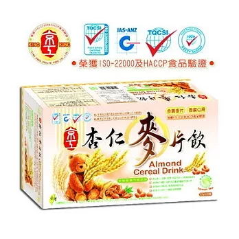 【京工】杏仁麥片飲37g(28包/盒)