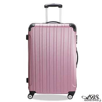 ABS愛貝斯 26吋 進階防刮TSA海關鎖靜音跑車輪旅行箱 (霧面粉) 99-041B