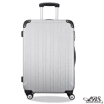 ABS愛貝斯 26吋 進階防刮TSA海關鎖靜音跑車輪旅行箱 (銀灰) 99-041B