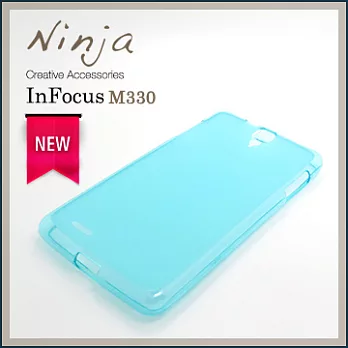 【東京御用Ninja】InFocus M330磨砂TPU清水保護套（透藍色）