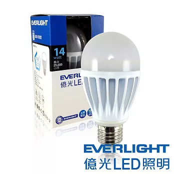 億光Everlight LED 14W 全電壓 CNS認證 白/黃光1入 (燈飾水電專用)黃光