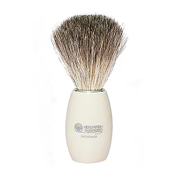Merkur 純獾毛刮鬍刷-象牙白